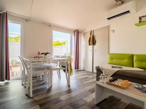 MOBILHOME 8 personnes - Féérique 4 Pièces 6/8 Personnes Climatisé + TV