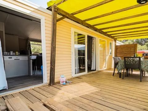 MOBILHOME 6 personnes - Trio Premium 4 Pièces 6 Personnes Jacuzzi + Climatisé + TV MOBILHOME 6 personnes - Trio Premium 4 Pièces 6 Personnes Jacuzzi + Climatisé + TV