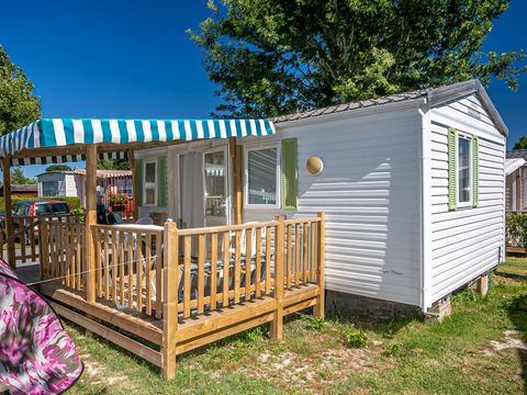 Mobilhome 4 personnes - STANDARD - ECO - 2 chambres - 24m² Terrasse Couverte