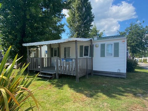 MOBILHOME 6 personnes - Mobil-home STANDARD 2 chambres 28m² Terrasse Couverte 4/6 pers