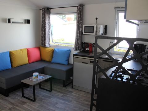 MOBILHOME 8 personnes - Mobil-home GRAND CONFORT 3 chambres 2 salles de bain 36 m² Terrasse Couverte 6/8 pers