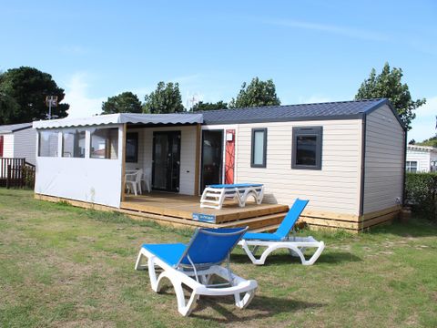 MOBILHOME 8 personnes - Mobil-home GRAND CONFORT 3 chambres 2 salles de bain 36 m² Terrasse Couverte 6/8 pers