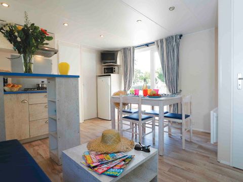 MOBILHOME 8 personnes - Mobil-home Cabane du Pêcheur GRAND CONFORT 3 chambres 34m² Terrasse Couverte 6/8 pers