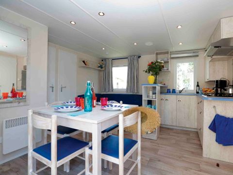 MOBILHOME 8 personnes - Mobil-home Cabane du Pêcheur GRAND CONFORT 3 chambres 34m² Terrasse Couverte 6/8 pers