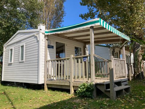 MOBILHOME 3 personnes - Mobil-home STANDARD ECO 1 chambre 16m² terrasse couverte 1/3 pers