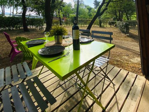 TENTE TOILE ET BOIS 4 personnes - MAORI (sans sanitaires)