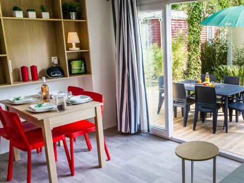 MOBILHOME 4 personnes - 2 chambres CONFORT + CLIM