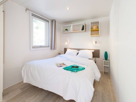 MOBILHOME 6 personnes - Comfort | 2 Ch. | 4/6 Pers. | Terrasse surélevée | Clim. | TV