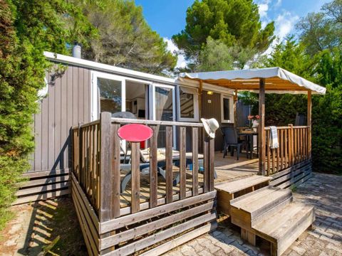 MOBILHOME 6 personnes - Comfort | 3 Ch. | 6 Pers. | Terrasse surélevée | Clim. | TV