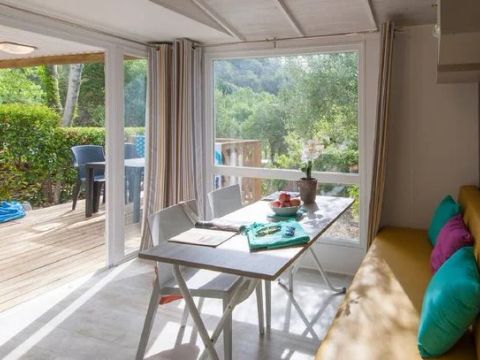 MOBILHOME 6 personnes - Comfort | 2 Ch. | 4/6 Pers. | Terrasse simple | Clim. | TV