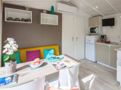 MOBILHOME 6 personnes - Comfort | 2 Ch. | 4/6 Pers. | Terrasse simple | Clim. | TV