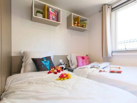 MOBILHOME 6 personnes - Comfort | 2 Ch. | 4/6 Pers. | Terrasse simple | Clim. | TV