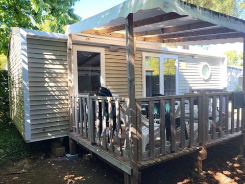 MOBILHOME 4 personnes - Premium 2 chambres + terrasse semi-couverte + Clim (coté plage)