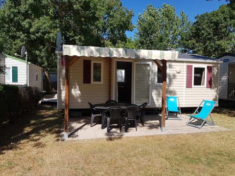 MOBILHOME 6 personnes - Standard 3 chambres + terrasse (coté plage)
