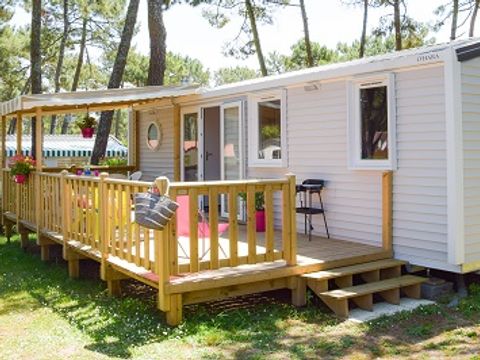 MOBILHOME 6 personnes - Le bleu lagon trio Contemporain