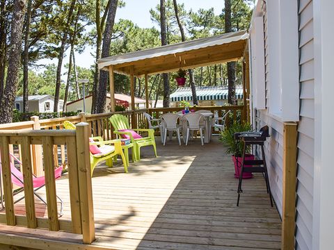 MOBILHOME 6 personnes - Le bleu lagon trio Contemporain