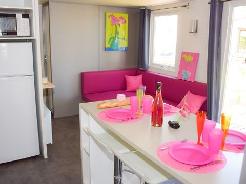 Mobilhome 6 personnes - Le bleu lagon trio Contemporain