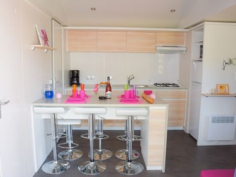 Mobilhome 6 personnes - Le bleu lagon trio Contemporain