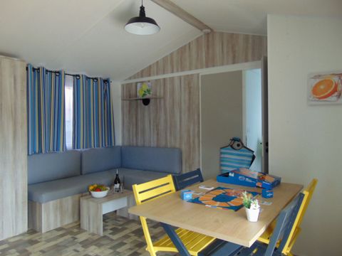 Mobilhome 5 personnes - Le bleu lagon duo Contemporain