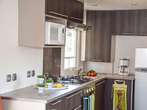 Mobilhome 5 personnes - Le bleu lagon duo Contemporain