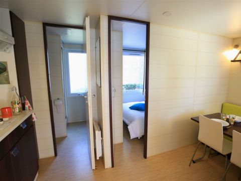 MOBILHOME 4 personnes - Le bleu lagon Authentique