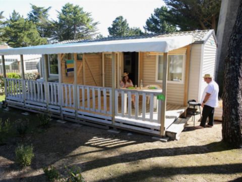 MOBILHOME 4 personnes - Le bleu lagon Authentique