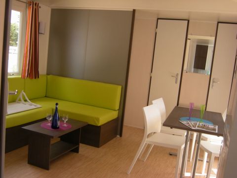 MOBILHOME 5 personnes - Le bleu lagon duo Authentique