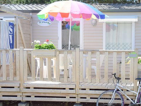 Mobilhome 5 personnes - Le bleu lagon duo Authentique
