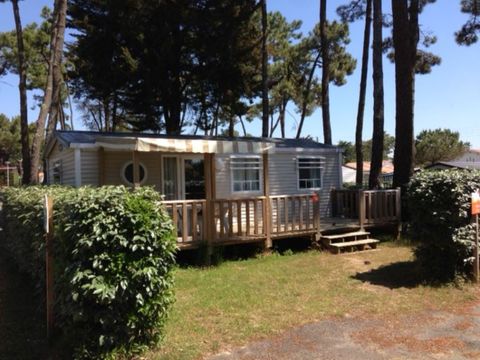 MOBILHOME 6 personnes - Le bleu lagon trio Authentique