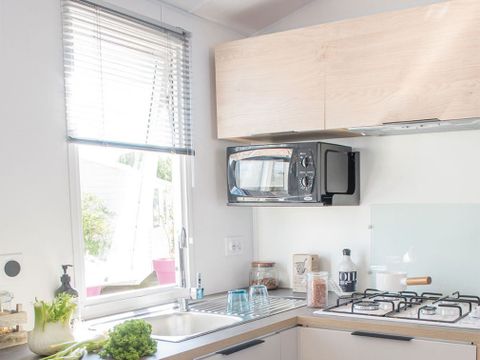 Mobilhome 4 personnes - Le bleu lagon Contemporain
