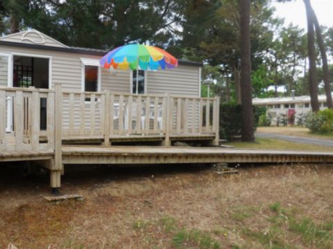 MOBILHOME 5 personnes - Le bleu lagon duo PMR Authentique