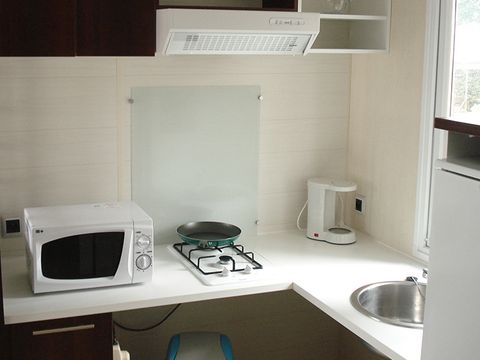 MOBILHOME 5 personnes - Le bleu lagon duo PMR Authentique