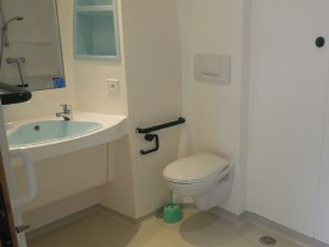 MOBILHOME 5 personnes - Le bleu lagon duo PMR Authentique