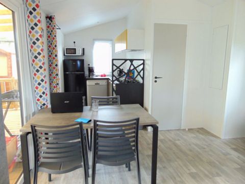 MOBILHOME 5 personnes - Le bleu lagon duo Confort