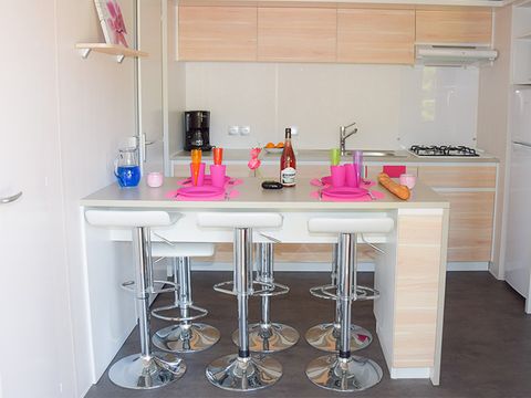 MOBILHOME 6 personnes - Le bleu lagon trio Confort