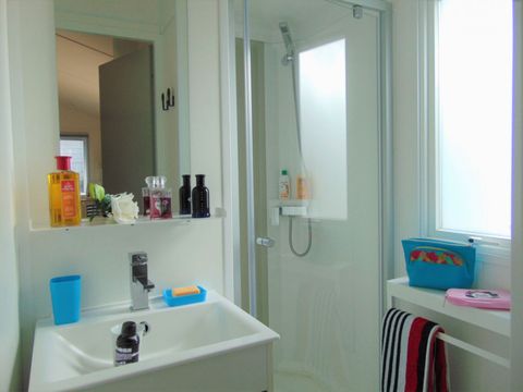 Mobilhome 5 personnes - Le bleu lagon duo Contemporain
