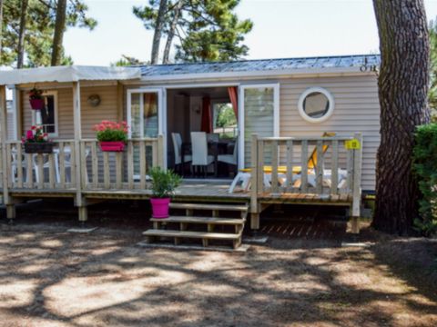 Mobilhome 5 personnes - Le bleu lagon duo Contemporain