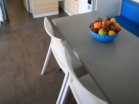 Mobilhome 5 personnes - Le bleu lagon duo Contemporain