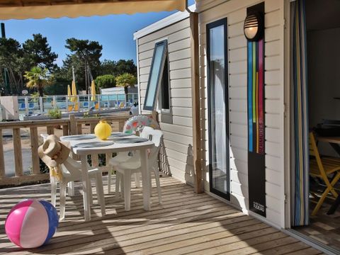 MOBILHOME 5 personnes - Bleu Lagon Duo Contemporain 3 Pièces 5 Personnes