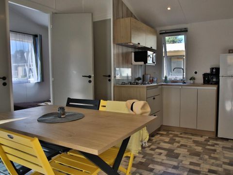 MOBILHOME 5 personnes - Bleu Lagon Duo Contemporain 3 Pièces 5 Personnes