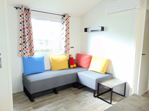 MOBILHOME 5 personnes - Bleu Lagon Duo Confort 3 Pièces 5 Personnes Climatisé + TV