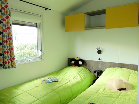 MOBILHOME 5 personnes - Bleu Lagon Duo Confort 3 Pièces 5 Personnes Climatisé + TV