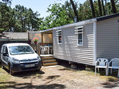 Mobilhome 5 personnes - Le Cap Océan Duo Authentique 3 Pièces 5 Personnes