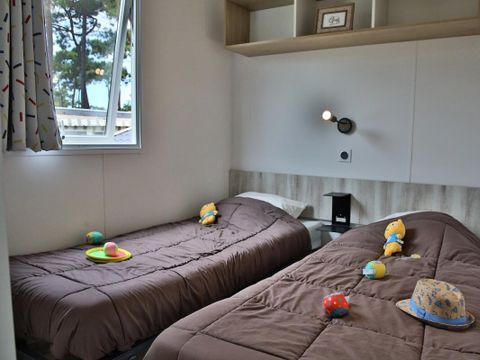 MOBILHOME 6 personnes - Bleu Lagon Trio Contemporain 4 Pièces 6 Personnes