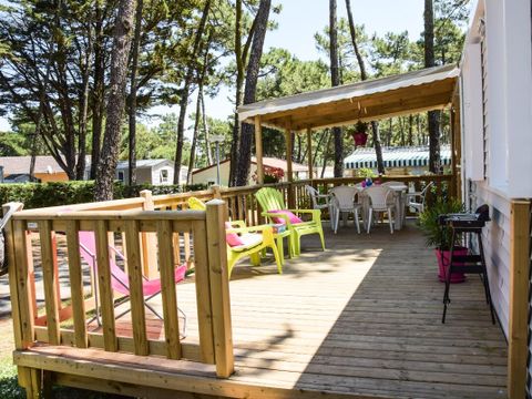 MOBILHOME 6 personnes - Bleu Lagon Trio Contemporain 4 Pièces 6 Personnes