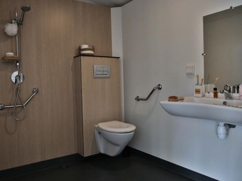 MOBILHOME 4 personnes - Bleu Lagon Duo Authentique PMR 3 Pièces 4 Personnes + TV