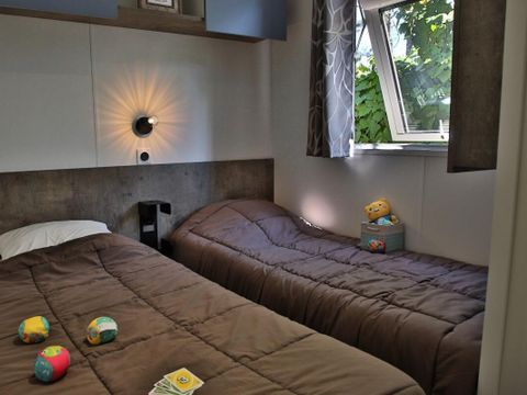 Mobilhome 6 personnes - Le Cap Océan Trio Confort 4 Pièces 6 Personnes Climatisé + TV