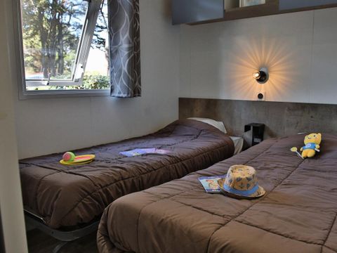 Mobilhome 6 personnes - Le Cap Océan Trio Confort 4 Pièces 6 Personnes Climatisé + TV
