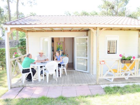 MOBILHOME 4 personnes - Cottage Duo Authentique 3 Pièces 4 Personnes