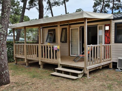 Mobilhome 6 personnes - Bleu Lagon Trio Confort 4 Pièces 6 Personnes Climatisé + TV